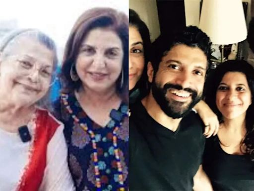 ...Khan's mom Menaka Irani shared a close relationship with Farhan Akhtar and Zoya Akhtar? Know her family roots... | Hindi Movie News - Times of India