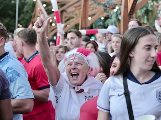 In pictures: a night of highs and lows for England fans in London