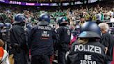 Police: 63 detained, 50 proceedings over trouble at basketball event