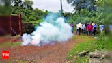 Firecrackers at Khandepar as govt nixes bandhara plan | Goa News - Times of India