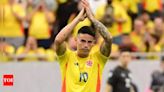 James Rodriguez rises to the occasion as Colombia open Copa America campaign with 2-1 win against Paraguay | Football News - Times of India