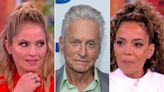 Sara Haines reveals how Sunny Hostin freaked out Michael Douglas during his visit to 'The View'