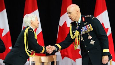 Critics of top soldier Jennie Carignan and military diversity are helping Vladimir Putin, Canada's outgoing defence chief says