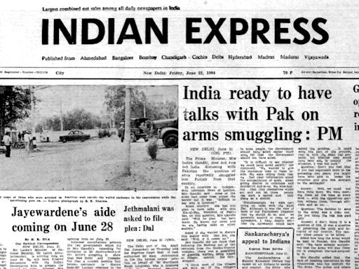 Forty years ago: PM Indira Gandhi considers possibility of arms talk with Pakistan