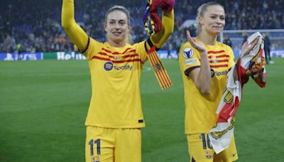 Así celebró el Barça el pase a la final de la Champions femenina