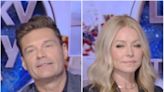 Kelly Ripa reacts as Ryan Seacrest quits morning show Live with Kelly and Ryan on air