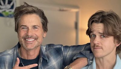 Rob Lowe and son John Owen open up about bonding over their sobriety