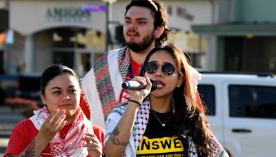 Groups rally for Palestine during event in downtown Oxnard