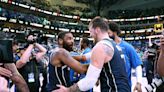 Kyrie Details Relationship with 'Competitive Teddy Bear' Luka; Mavs Advance to WCF!