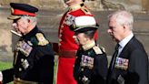See King Charles III, Princess Anne, Prince Edward and Prince Andrew Unite for Queen's Royal Procession