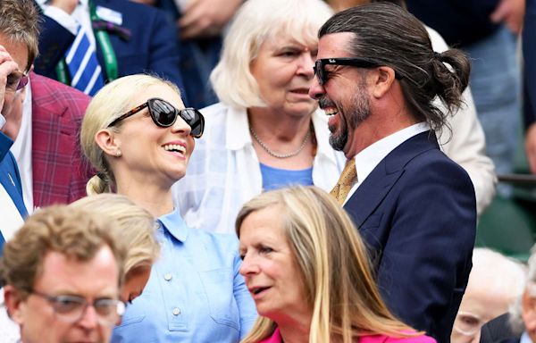 Dave Grohl and Jordyn Blum Smiled at Wimbledon Outing 2 Months Before Rocker's Secret Baby News