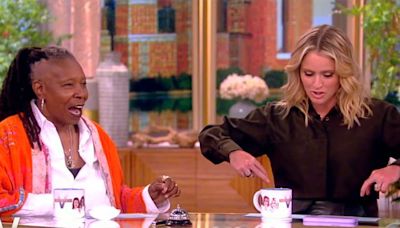 “The View” star Sara Haines asks cohosts to stop looking at her skirt live on air: 'I expect it from the men!'