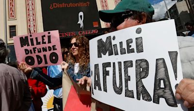 Organizaciones en Alemania convocan el "mes anti-Milei" en protesta por su visita en junio