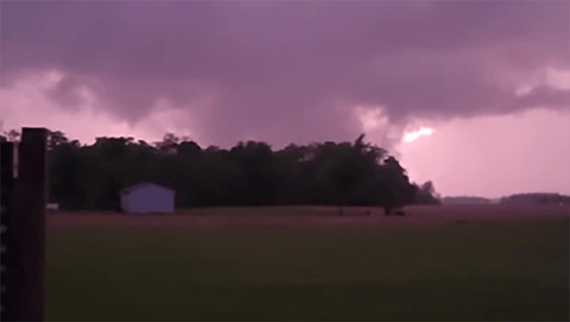 Dramatic tornado video from Auglaize County