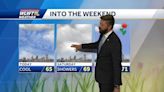 One more rain chance into the weekend