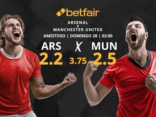 Arsenal FC vs. Manchester United: horario, TV, pronósticos y estadísticas