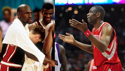 Michael Jordan's Son Marcus Digs Up Iconic Footage of Dikembe Mutombo Smack Talking His Father