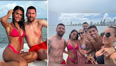Catch Messi soaking in the sun on vacation with family and friends