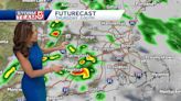 Video: High humidity moving in; downpours tomorrow