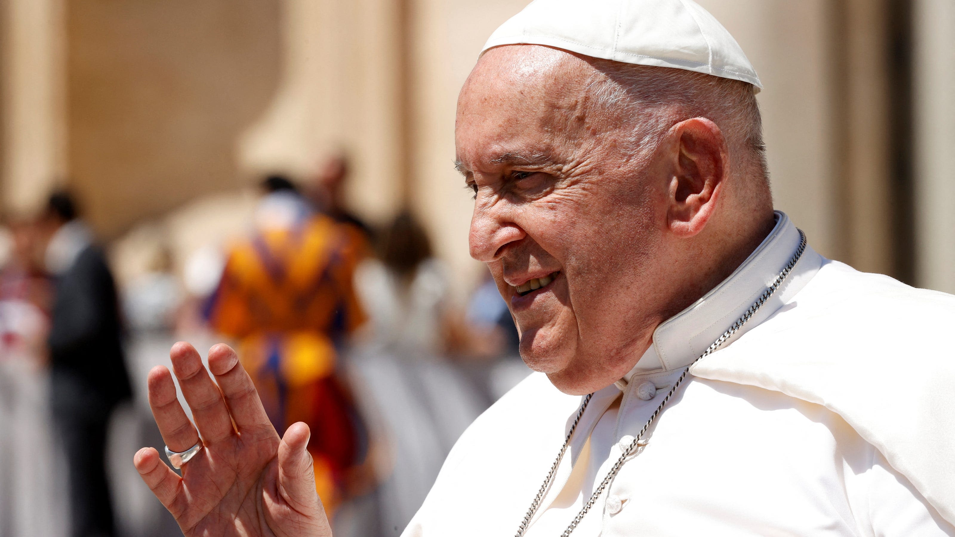 Pope Francis again uses slur for gay priests in the Vatican: Italian media