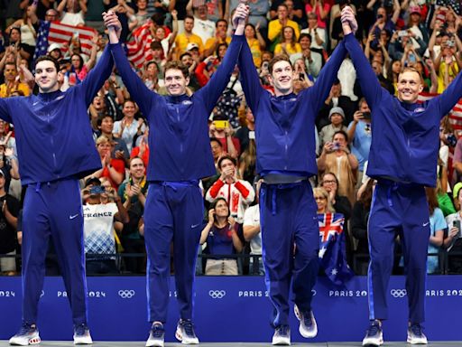 Men earn gold in 4x100m freestyle relay, Nadal/Alcaraz advance and more from the Paris Games