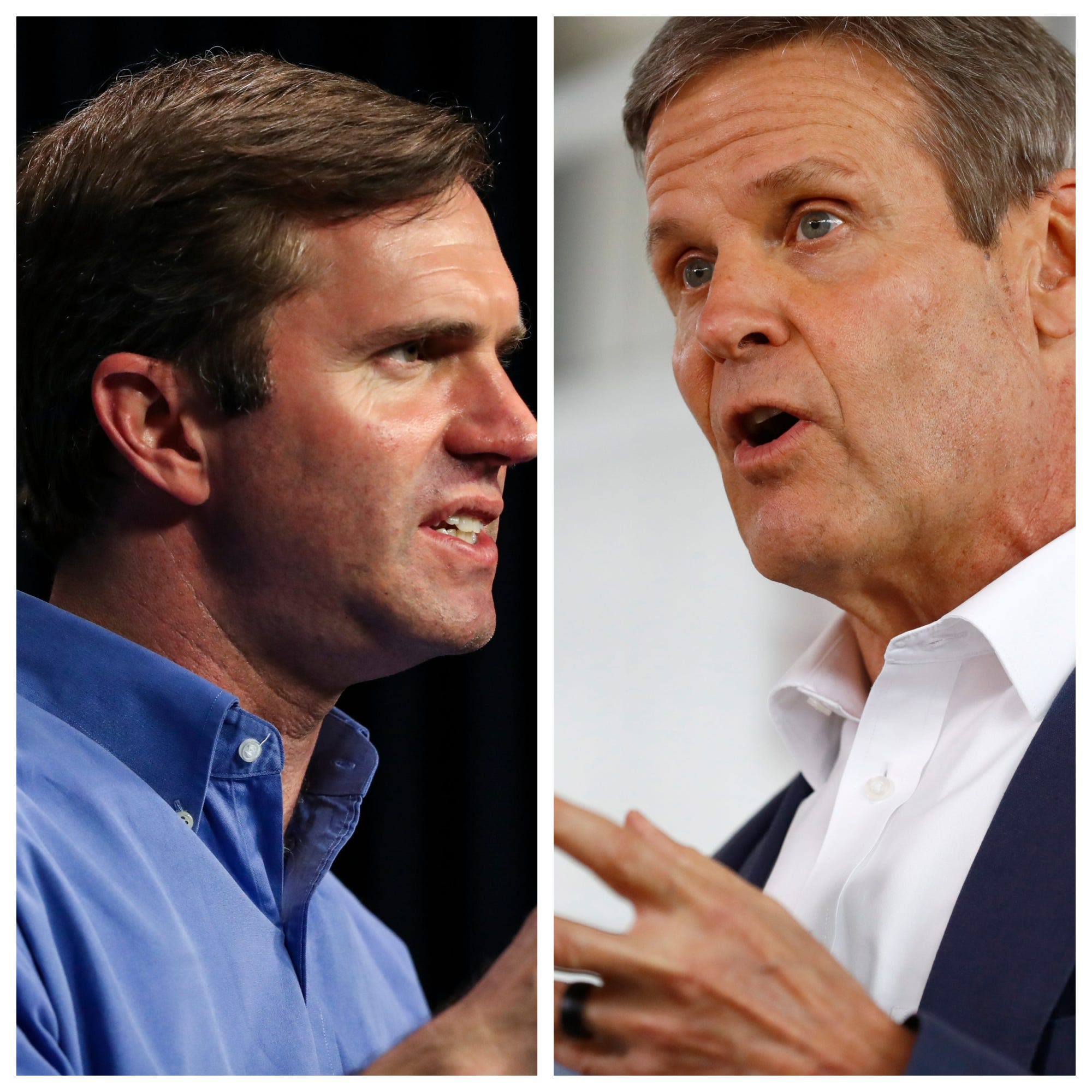 Tennessee’s Bill Lee and Kentucky’s Andy Beshear are rivals. They should work together.