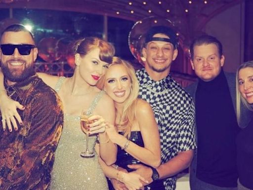 Taylor Swift y Travis Kelce viven la locura en Las Vegas con Brittany y Patrick Mahomes