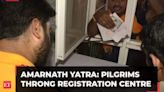 Amarnath Yatra: Offline registration begins; Pilgrims throng registration centre in Jammu