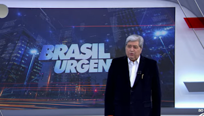 Datena tem alta do hospital e apresenta o 'Brasil Urgente' no mesmo dia | Celebridades | O Dia