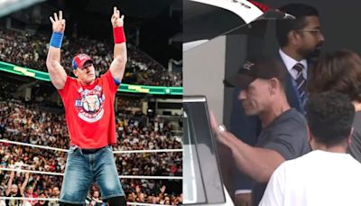 WWE star John Cena arrives in Mumbai ahead of Anant Ambani, Radhika Merchant wedding