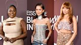 Zendaya Recycles Couture in Gaultier, Danielle Brooks Goes for Gold in Hervé Léger Body-con Dress and More Essence Black Women in Hollywood...