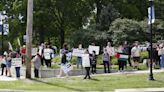 Pro-Palestinian students protest at Washburn University a day after Kobach denouncement