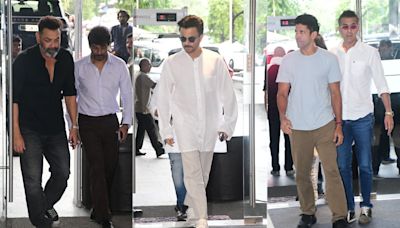 Anil Kapoor, Bobby Deol, Farhan Akhtar, Fardeen Khan At Producer Krishan Kumar's Daughter Tishaa Kumar's Funeral