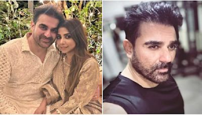 Arbaaz Khan and his wife Sshura Khan's online PDA over his gym selfie is too good to miss; PIC