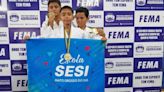 Alunos-atletas do Sesi conquistam medalhas em etapa do estadual de karatê