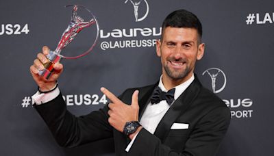 Premios Laureus 2024: Novak Djokovic fue elegido por quinta vez como deportista del año en la celebración de los “Óscars del deporte”