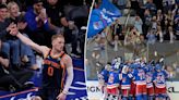 The Rangers and Knicks are supplying nightly thrills for New York sports