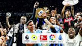 Campeones, descensos y clasificación a las copas en las principales ligas de Europa