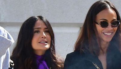 Zoe Saldana & Salma Hayek Double Date With Their Husbands During Trip to Venice