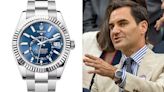 Roger Federer Rocks a New Rolex Sky-Dweller While Being Honored at Wimbledon