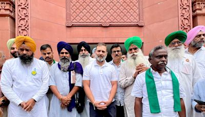 "Will March To Delhi," Say Farmers After Meeting Rahul Gandhi At Parliament