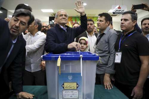 Iran to hold runoff election with reformist Pezeshkian and hard-liner Jalili after low-turnout vote