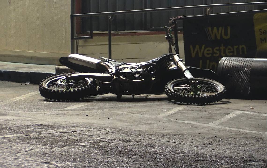 Pedestrian killed after she was struck by dirt bike in Fresno. Cops say rider was injured