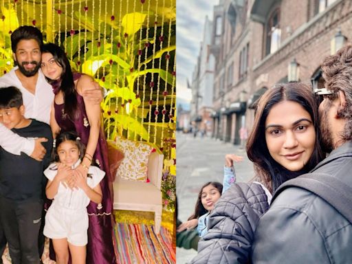 Allu Arjun’s wife Sneha Reddy drops a romantic photo with the Pushpa star from family vacation, Samantha Ruth Prabhu reacts