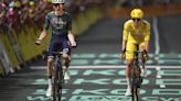 Emotional Vingegaard beats Pogacar in sprint to win Tour de France Stage 11 in Massif Central