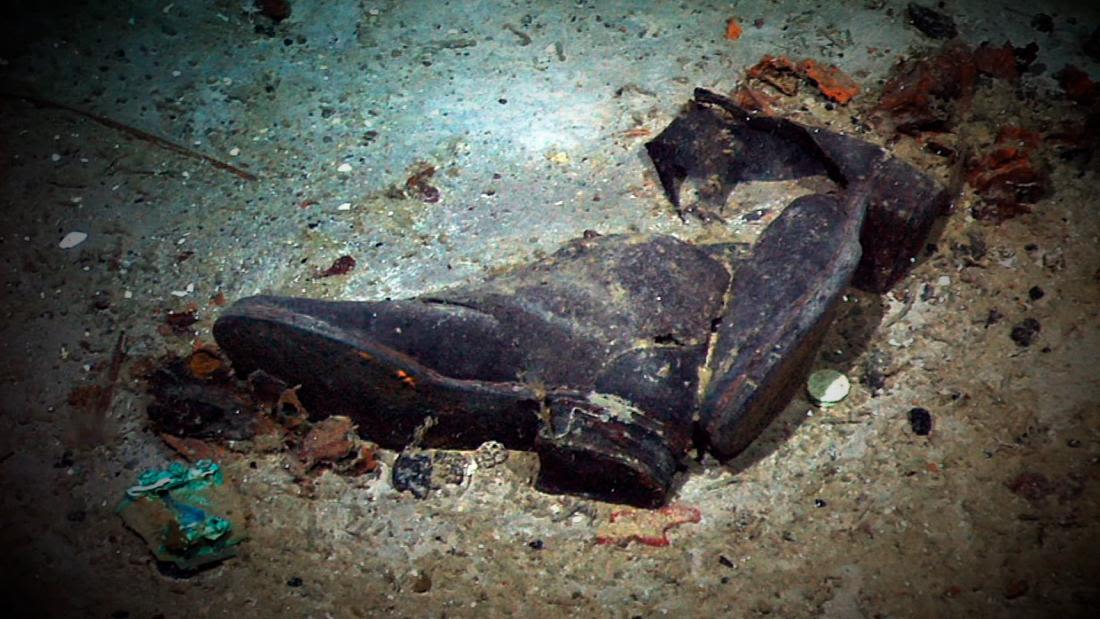 Video: A lot of shoes were found in pairs at the Titanic wreck. Explorers were mystified - CNN Video