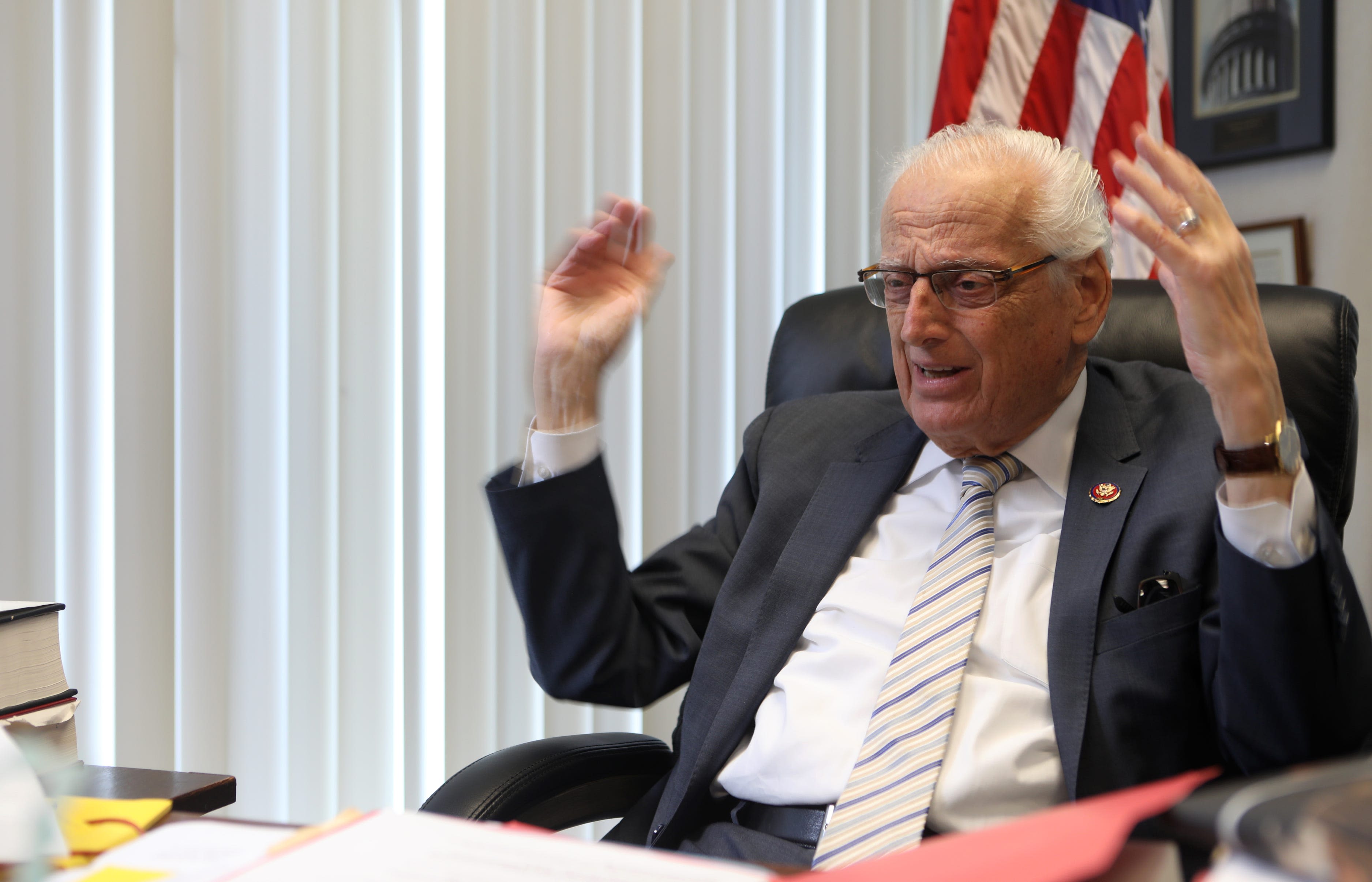 Rep. Bill Pascrell checked into Paterson hospital with a fever