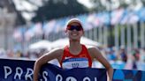 Athletics-China's Yang blazes to women's race walk gold
