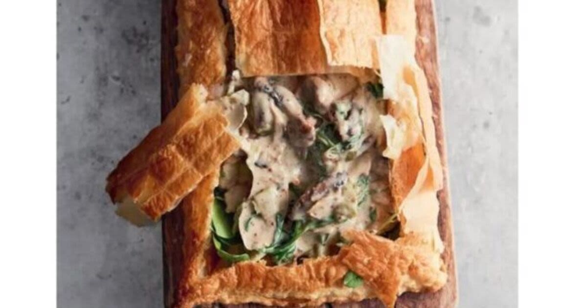 Jamie Oliver's one pan 'go-to' chicken and mushroom puff pie recipe