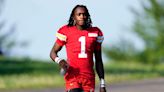 Chiefs rookie receiver Xavier Worthy has positive first day of camp in return from injury
